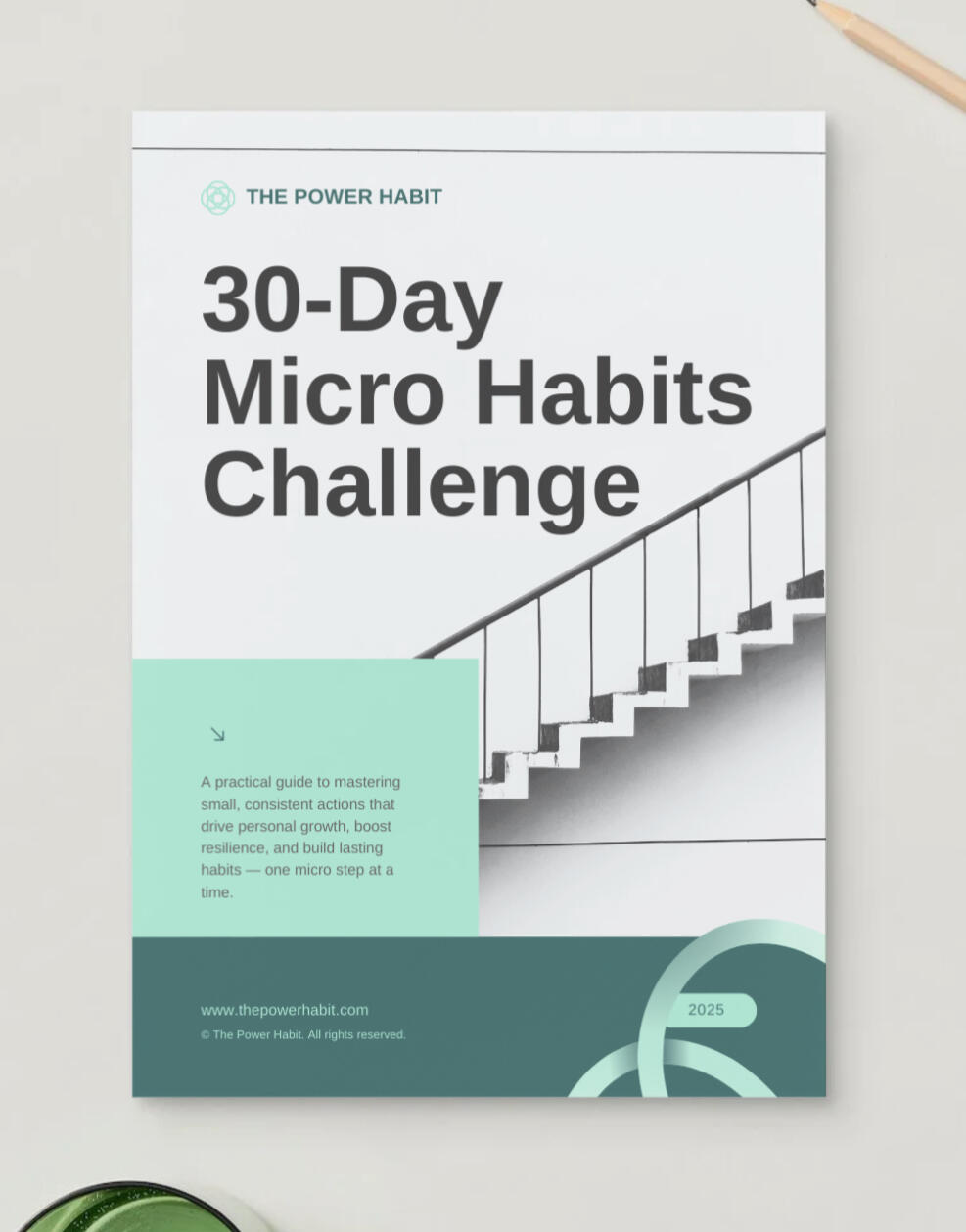A picture showing the title page of the power habit